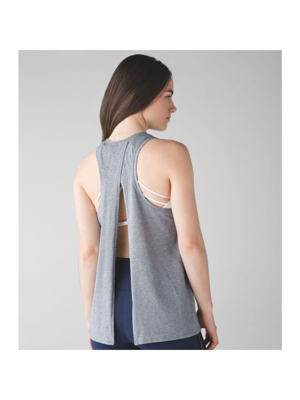 Women's Lululemon All Tied Up Tank Gray M